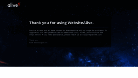 What Websitealive.com website looked like in 2022 (2 years ago)