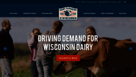 What Wisconsindairy.org website looked like in 2022 (2 years ago)