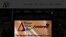 What Westernwakedst.org website looked like in 2022 (2 years ago)
