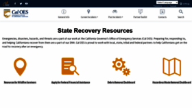 What Wildfirerecovery.org website looked like in 2022 (2 years ago)