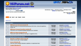 What Wxforum.net website looked like in 2022 (2 years ago)