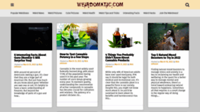What Weirdomatic.com website looked like in 2022 (2 years ago)