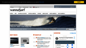What Wannasurf.com website looked like in 2022 (2 years ago)