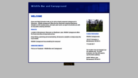 What Wildlifecampgrounds.com website looked like in 2022 (2 years ago)