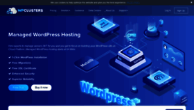 What Wp-clusters.com website looked like in 2022 (3 years ago)