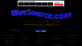What Wavsource.com website looked like in 2022 (2 years ago)