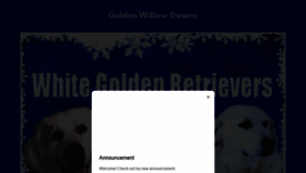What Whitegoldenretriever.net website looked like in 2022 (2 years ago)
