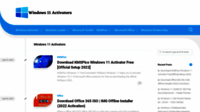 What Windows11activators.com website looked like in 2022 (2 years ago)