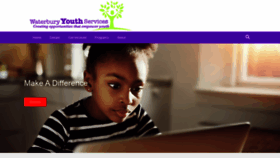 What Waterburyyouthservices.org website looked like in 2022 (2 years ago)
