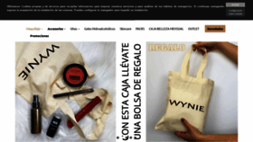What Wynie.com website looked like in 2022 (2 years ago)