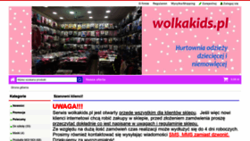 What Wolkakids.pl website looked like in 2022 (2 years ago)