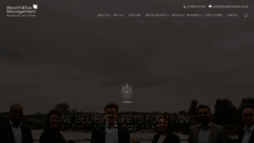 What Wealthandtax.co.uk website looked like in 2022 (2 years ago)
