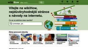 What Wikihow.cz website looked like in 2022 (2 years ago)
