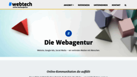 What Webtech.ch website looked like in 2022 (2 years ago)