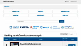 What Wartobycdobrym.pl website looked like in 2022 (2 years ago)