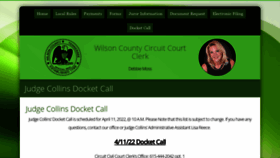 What Wilsoncountycourts.com website looked like in 2022 (2 years ago)