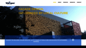 What Wallspanfacade.com website looked like in 2022 (2 years ago)