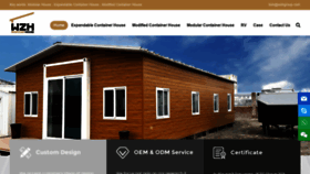 What Wzhcontainerhouse.com website looked like in 2022 (2 years ago)