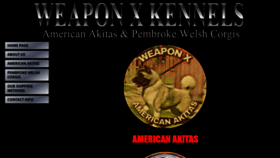What Weaponxkennels.com website looked like in 2022 (1 year ago)