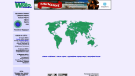 What Worldgeo.ru website looked like in 2022 (1 year ago)