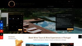 What Winetourismportugal.com website looked like in 2022 (1 year ago)