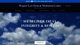 What Wagnerlawfirm.net website looked like in 2022 (2 years ago)