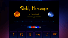 What Weekly-horoscope.co.uk website looked like in 2022 (1 year ago)