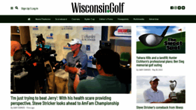 What Wisconsin.golf website looked like in 2022 (1 year ago)