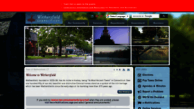 What Wethersfieldct.gov website looked like in 2022 (1 year ago)