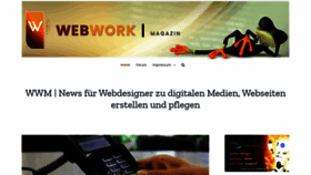 What Webwork-magazin.net website looked like in 2022 (1 year ago)