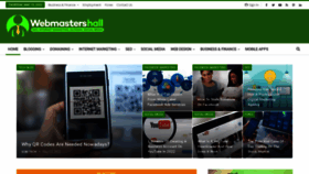 What Webmastershall.com website looked like in 2022 (1 year ago)