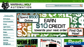 What Wolfautomation.com website looked like in 2022 (1 year ago)