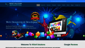 What Wsoftsolutions.com website looked like in 2022 (1 year ago)