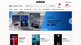 What Woblink.com website looked like in 2022 (1 year ago)