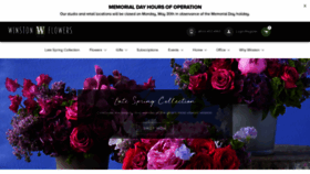 What Winstonflowers.com website looked like in 2022 (1 year ago)