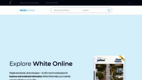 What Whitepages.co.nz website looked like in 2022 (1 year ago)