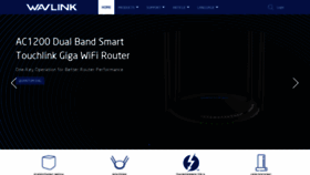 What Wavlink.com website looked like in 2022 (1 year ago)