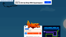 What Wings.io website looked like in 2022 (1 year ago)
