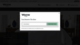 What Westinstore.com website looked like in 2022 (1 year ago)