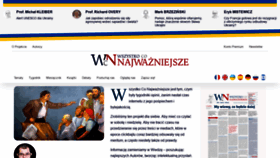 What Wszystkoconajwazniejsze.pl website looked like in 2022 (1 year ago)