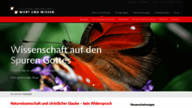 What Wort-und-wissen.de website looked like in 2022 (1 year ago)