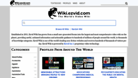 What Wiki.ezvid.com website looked like in 2022 (1 year ago)