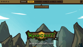 What Wynncraft.com website looked like in 2022 (1 year ago)