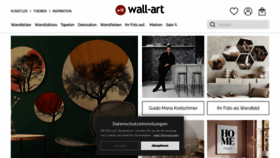 What Wall-art.de website looked like in 2022 (1 year ago)