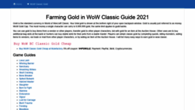 What Wowgold.hk website looked like in 2022 (1 year ago)