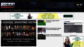 What Wdbj7.com website looked like in 2022 (1 year ago)