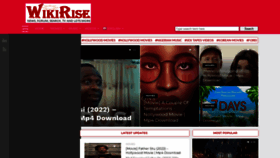 What Wikirise.com website looked like in 2022 (1 year ago)