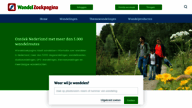 What Wandelzoekpagina.nl website looked like in 2022 (1 year ago)