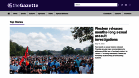 What Westerngazette.ca website looked like in 2022 (1 year ago)