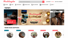 What Weddingku.com website looked like in 2022 (1 year ago)